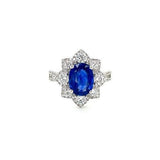 Sapphire Diamond Ring
