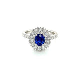 Sapphire Diamond Ring