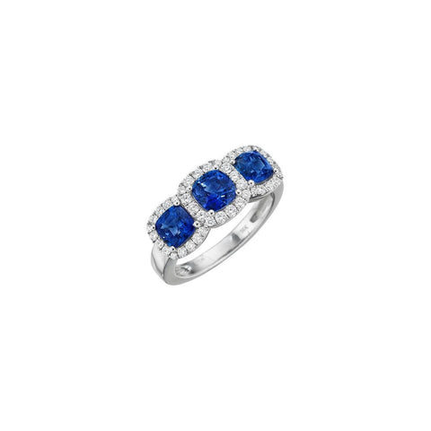 Sapphire Diamond Ring