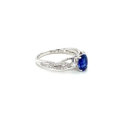 Sapphire Diamond Ring