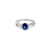 Sapphire Diamond Ring