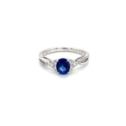 Sapphire Diamond Ring