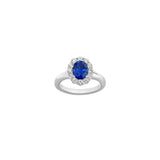 Sapphire Diamond Ring