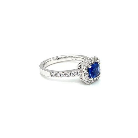 Sapphire Diamond Ring