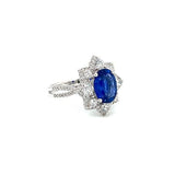 Sapphire Diamond Ring