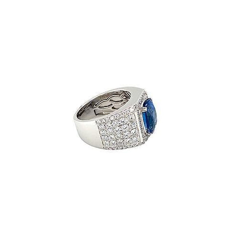 Sapphire Diamond Ring