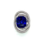 Tanzanite Diamond Ring