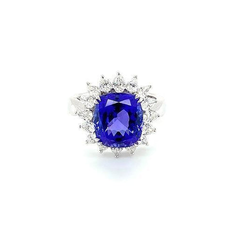 Tanzanite Diamond Ring