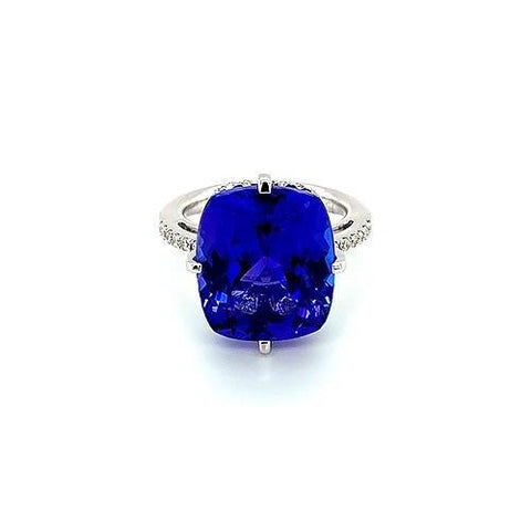 Tanzanite Diamond Ring