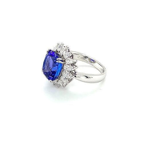 Tanzanite Diamond Ring