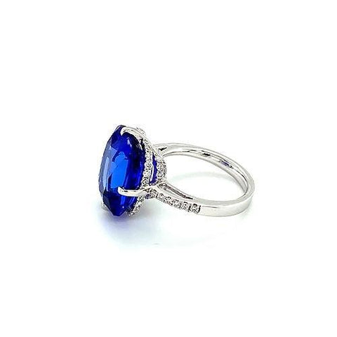 Tanzanite Diamond Ring
