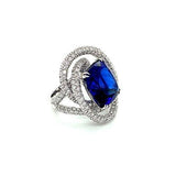 Tanzanite Diamond Ring