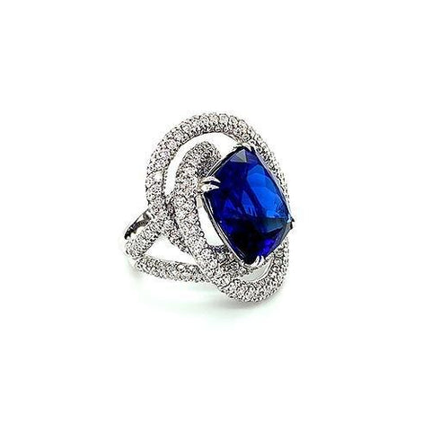Tanzanite Diamond Ring