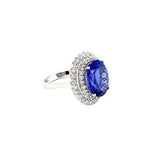Tanzanite Diamond Ring