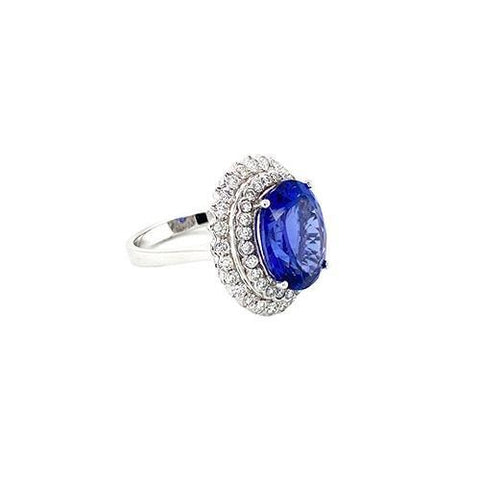 Tanzanite Diamond Ring