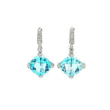Topaz Diamond Earrings  CH Collection