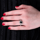 Tsavorite Diamond Ring