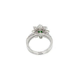 Tsavorite Diamond Ring