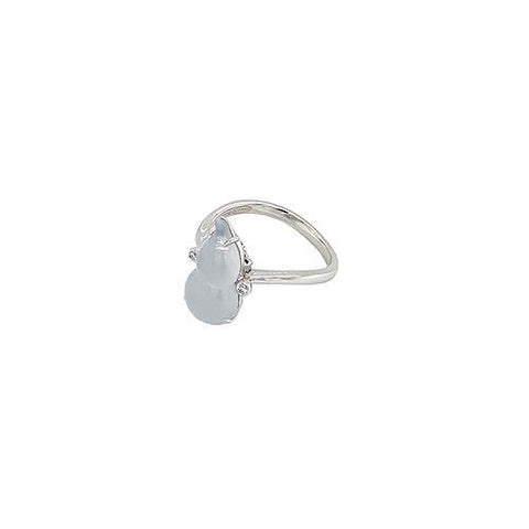 White Jade Wulu Ring  CH Collection