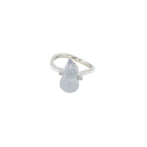 White Jade Wulu Ring  CH Collection