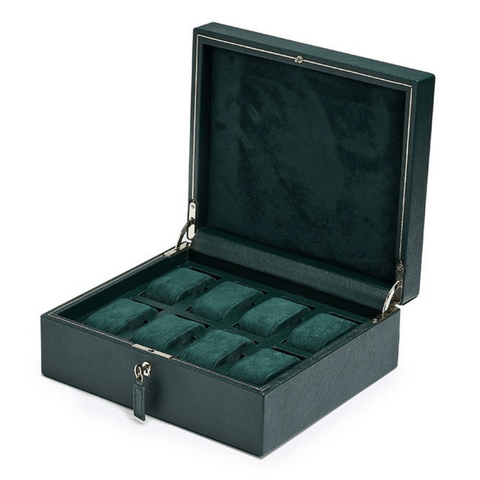 WOLF 1834 British Racing Green 8 Piece Watch Box