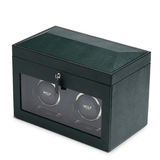 WOLF 1834 British Racing Green Double Watch Winder
