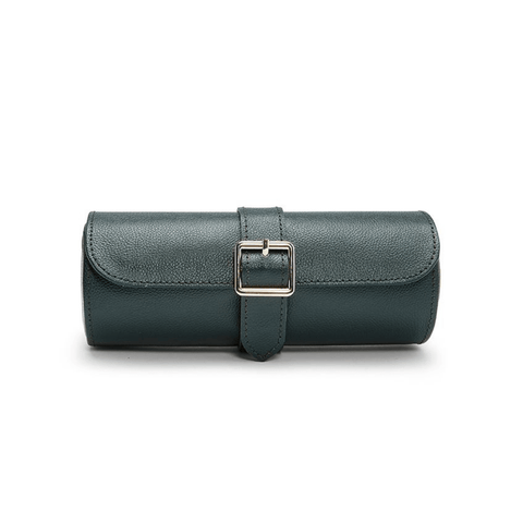 WOLF 1834 British Racing Green Triple Watch Roll