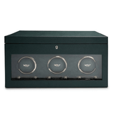 WOLF 1834 British Racing Green Triple Watch Winder