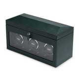 WOLF 1834 British Racing Green Triple Watch Winder