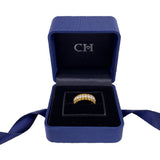 Yellow Sapphire Diamond Ring