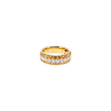 Yellow Sapphire Diamond Ring